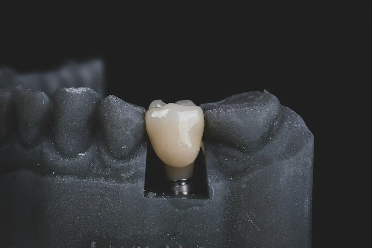 Fine restorative work on a single tooth