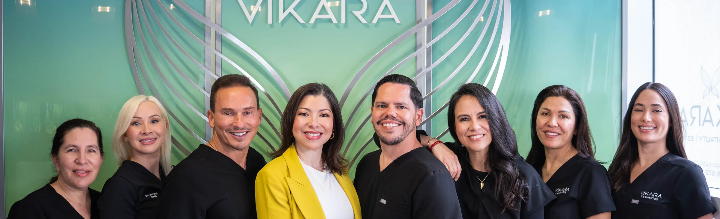 The VIKARA team at the Miami practice